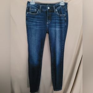 W 27 L29 Womens jeans.by silver jeans co.(skinny/5 pockets)